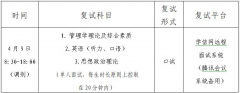 閩江學院2022年MBA復試通知